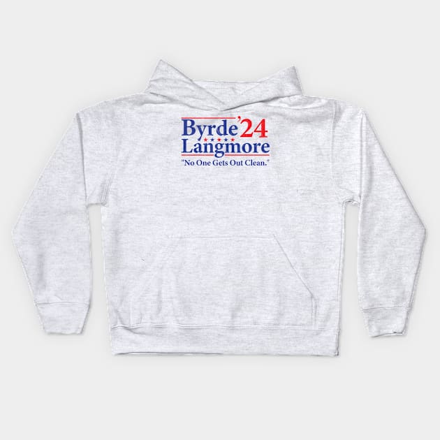 Byrde Langmore 2024 Election Kids Hoodie by vintage-corner